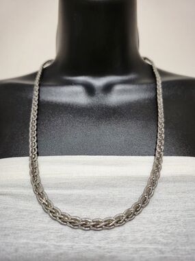 Silver Rope Chain Necklace - Women Jewelry